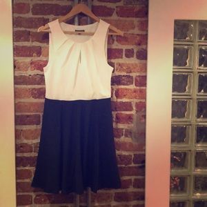 Express Dress White/Black